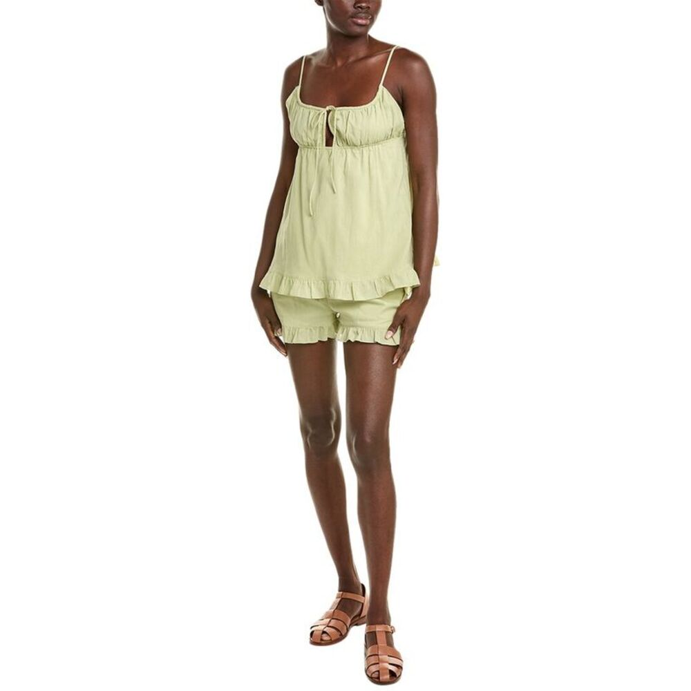 Serenette Womens  2Pc Top & Short Set, Green